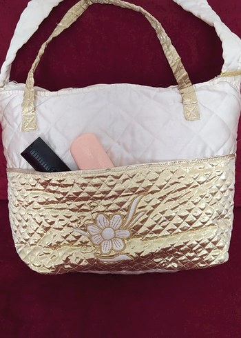 İşlemeli Beyaz Parlak Beşik takımı - Görsel 9