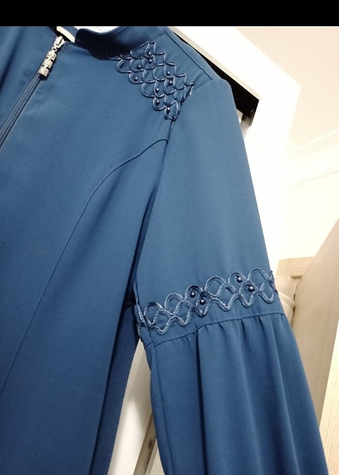 48 beden ferace (nikahta giymek için 1 kez kullanıldı) - Görsel 3