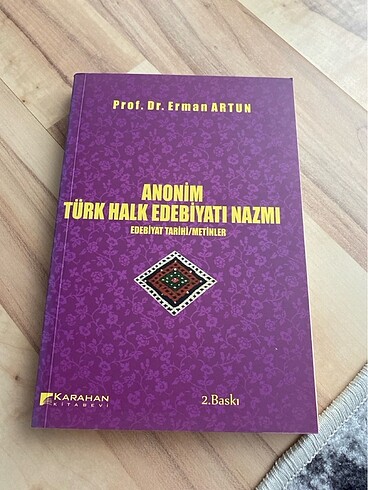 Anonim türk halk edebiyatı nazmı-Erman Artun