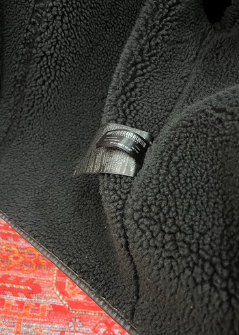 Kürklü Siyah Deri Kadın Ceket - Görsel 3