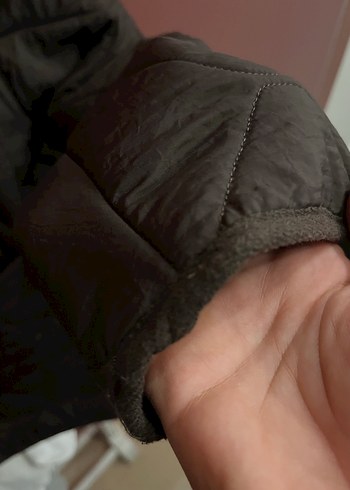 Düğmeli Kahverengi Midi Kadın Ceket - Görsel 6