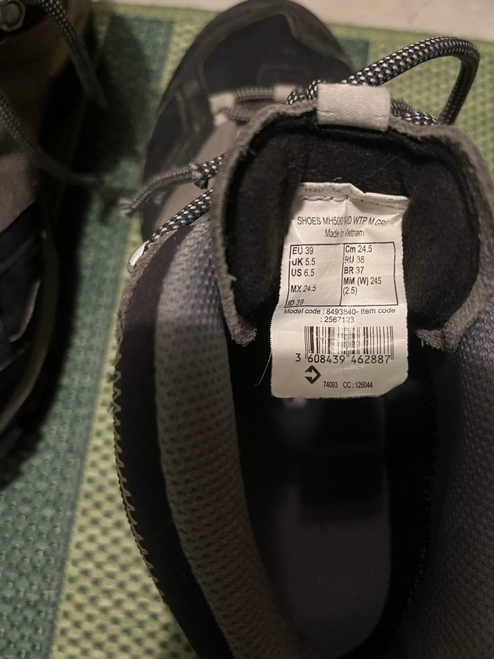 Gri Erkek Spor Ayakkabı Bağcıkları - Görsel 5