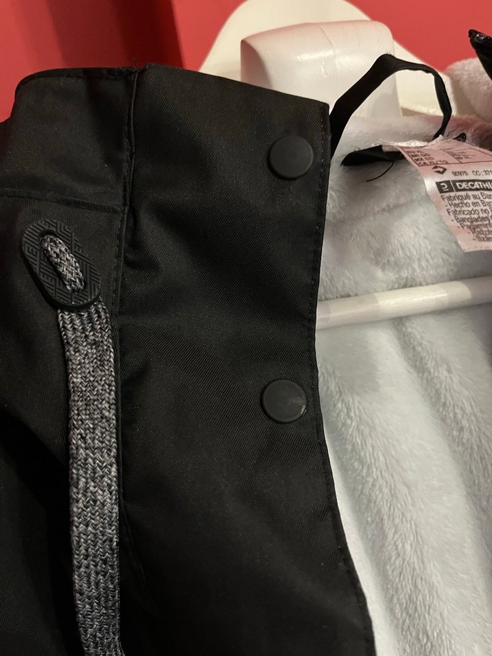 Kadın Siyah Baskılı Midi Parka - Görsel 5