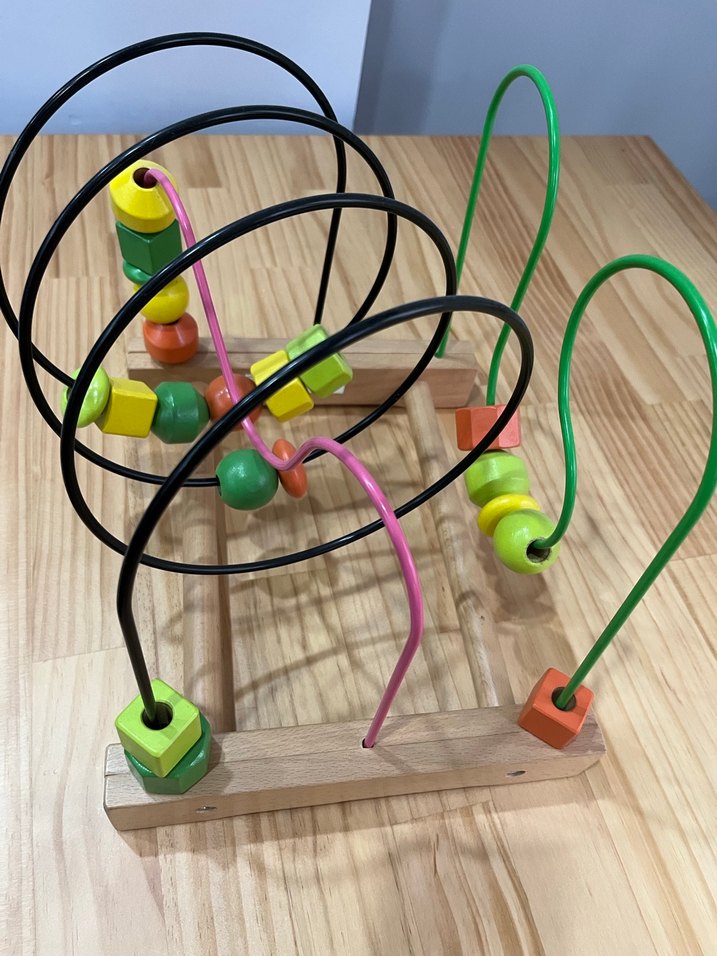 Renkli Ahşap Eğitici Oyuncak - Görsel 3