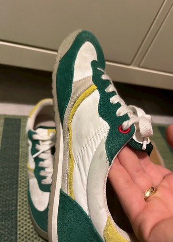 Spor Yeşil Kadın Sneakers - Görsel 3