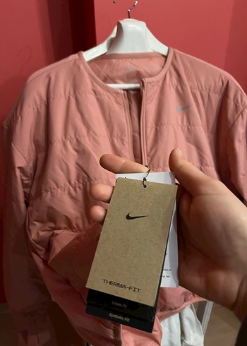 Nike Kadın Pembe Bomber Ceket - Görsel 7
