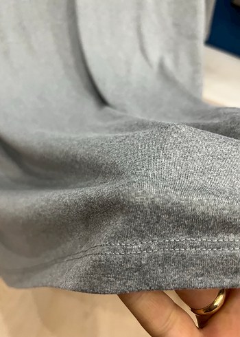 Gri Erkek Kısa Kollu Spor Tişört - Görsel 2