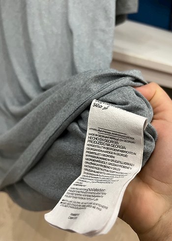 Gri Erkek Kısa Kollu Spor Tişört - Görsel 4