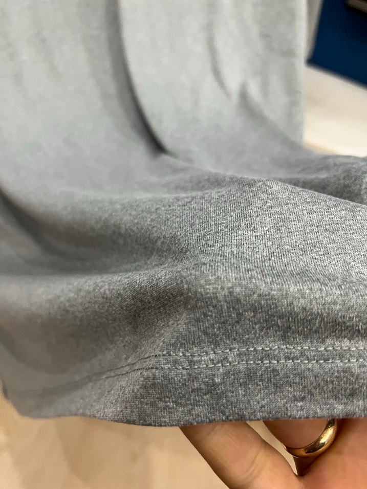 Gri Erkek Kısa Kollu Spor Tişört - Görsel 2