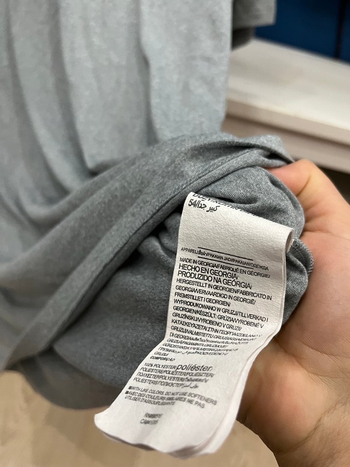 Gri Erkek Kısa Kollu Spor Tişört - Görsel 4