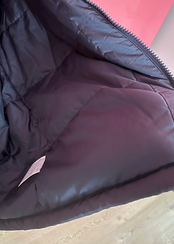 Gri Kapüşonlu Fermuarlı Erkek Mont - Görsel 6