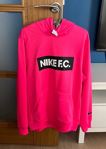 Pembe Nike F.C. Kadın Sweatshirt