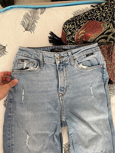 Mavi Jeans Kot pantolon mom jean