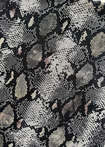 Zara Yılan Desenli Tül Etek - Görsel 2