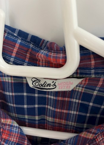 Renkli Kareli Pamuklu Kadın Gömlek - Görsel 4