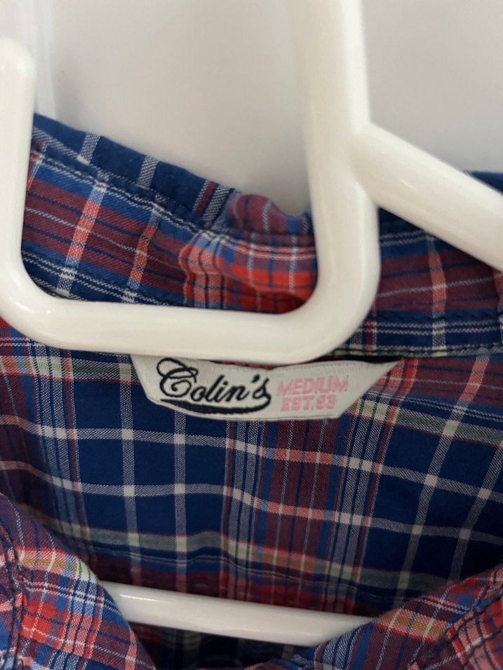 Renkli Kareli Pamuklu Kadın Gömlek - Görsel 4