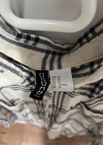 Bej Ekose Desenli Uzun Kollu Kadın Gömlek - Görsel 3