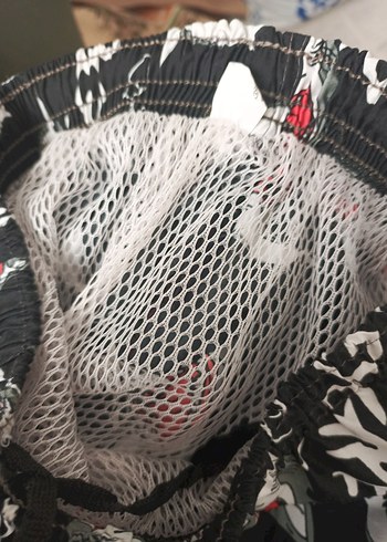 Siyah Baskılı Erkek Mini Şort - Görsel 2