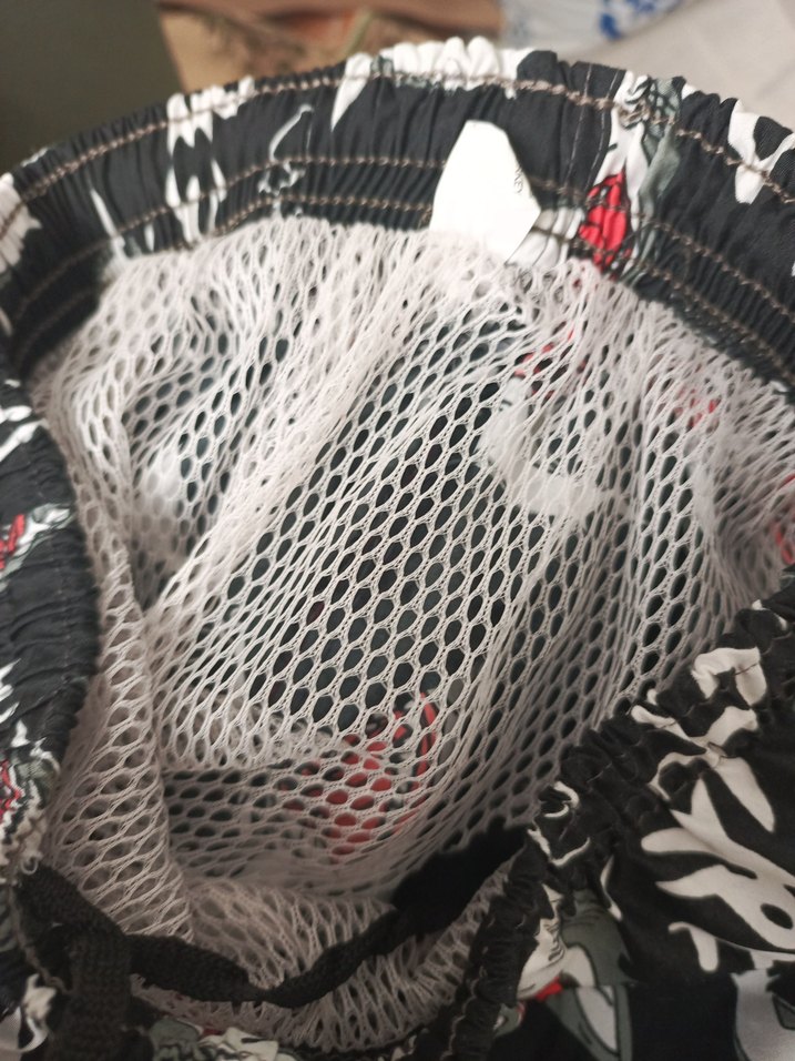 Siyah Baskılı Erkek Mini Şort - Görsel 2