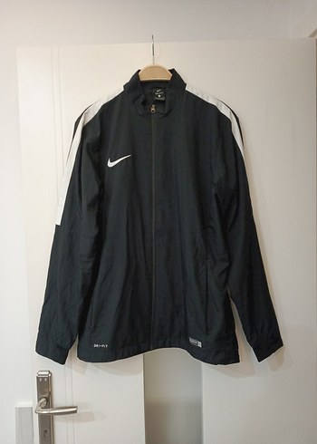 Nike Siyah Erkek Spor Rüzgarlık Fermuarlı