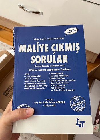Maliye Çıkmış Sorular KPSS ve Kurum Sınavları 4t yayınları