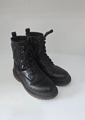 Lumberjack siyah Kadın botu - Görsel 2