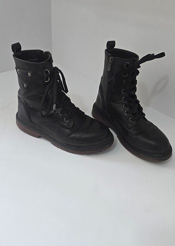 Lumberjack siyah Kadın botu - Görsel 4