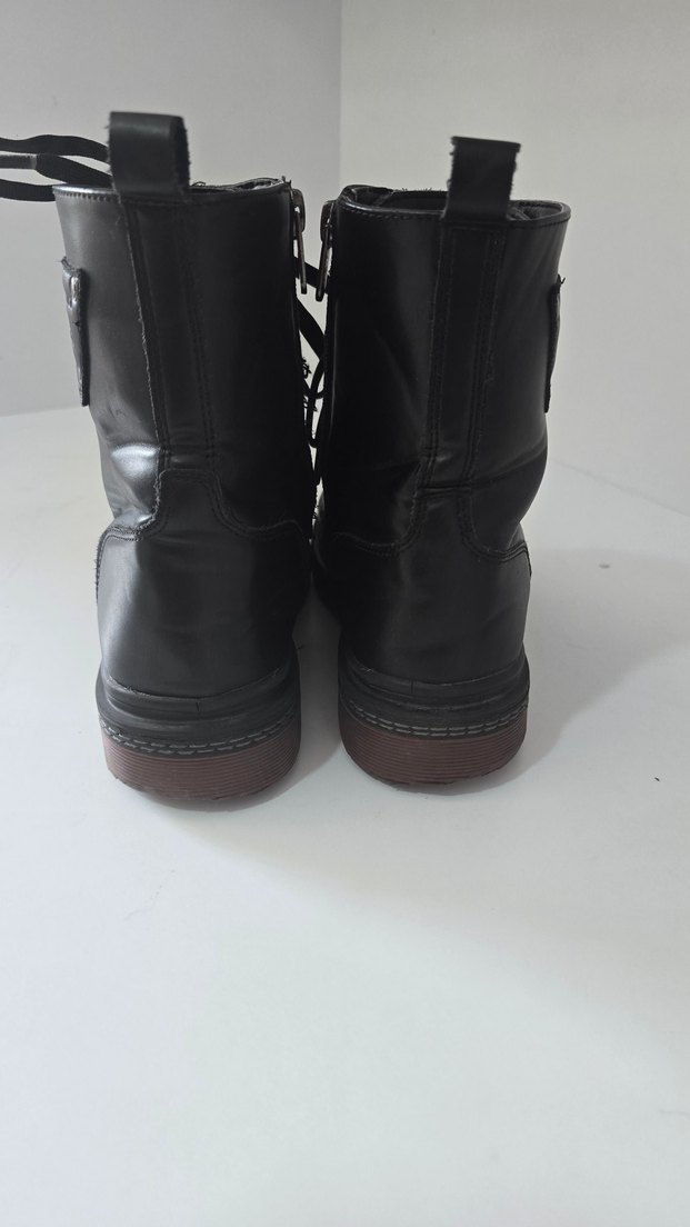 Lumberjack siyah Kadın botu - Görsel 5