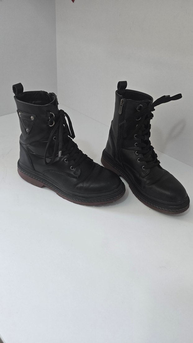 Lumberjack siyah Kadın botu - Görsel 4