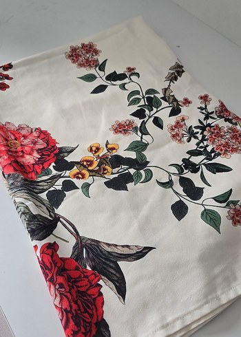 Çiçek Desenli Bohem Kadın Kumaş Pantolon - Görsel 2