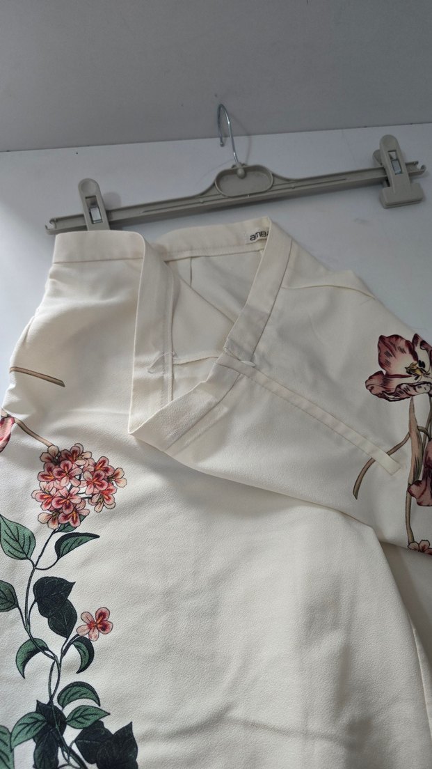 Çiçek Desenli Bohem Kadın Kumaş Pantolon - Görsel 3