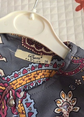 Gri Bohem Uzun Kollu Kadın Tulum - Görsel 4