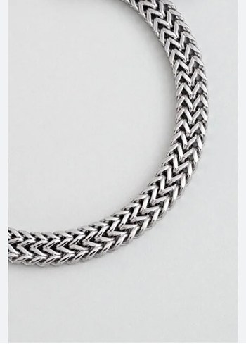 316L Paslanmaz Çelik Erkek Zincir Kolye - Görsel 2