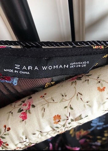 s Beden çeşitli Renk Zara çiçekli elbise