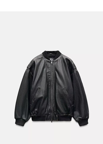 Zara deri oversize bomber ceket