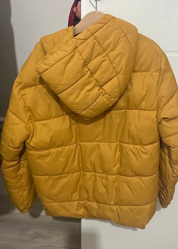 Sarı Fermuarlı Erkek Çocuk Mont - Görsel 3