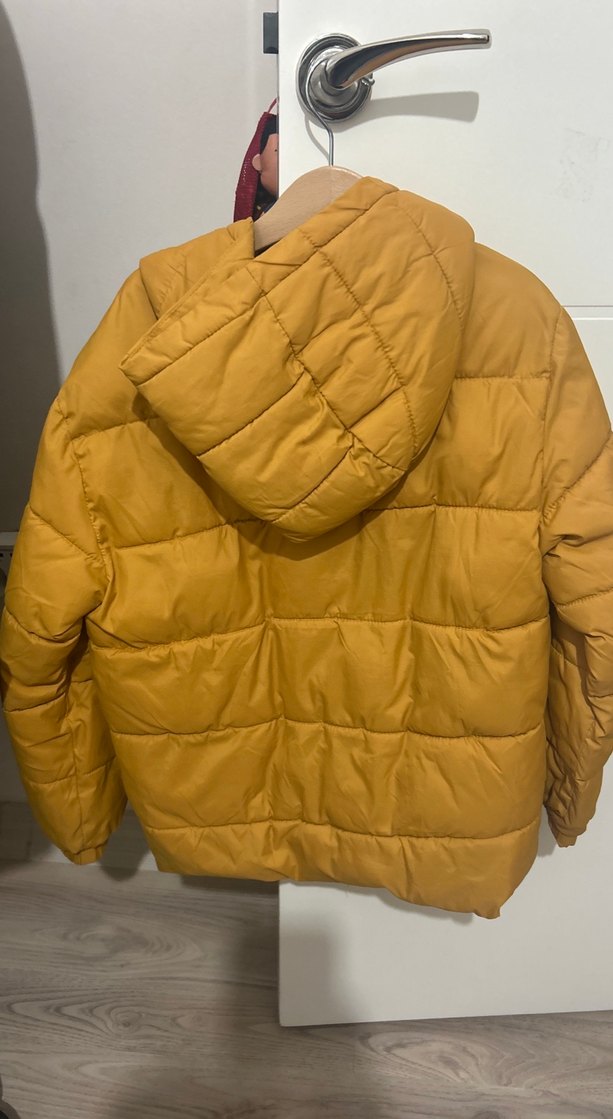 Sarı Fermuarlı Erkek Çocuk Mont - Görsel 3