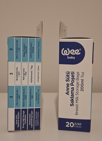 Wee Baby Anne Sütü Saklama Poşeti - Görsel 2