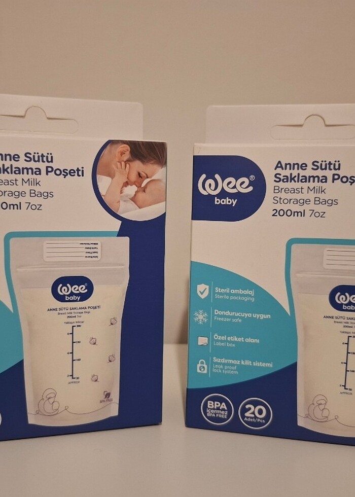 Wee Baby Anne Sütü Saklama Poşeti - Görsel 3