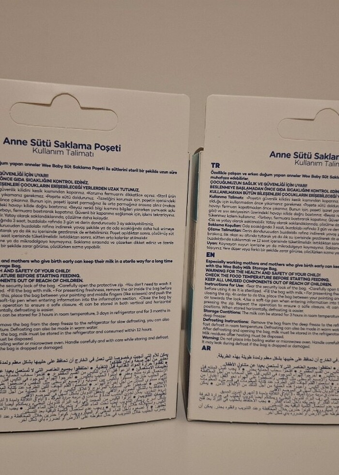 Wee Baby Anne Sütü Saklama Poşeti - Görsel 4
