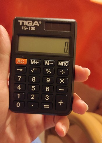 TIGA TG-100 Hesap Makinesi Siyah - Görsel 7