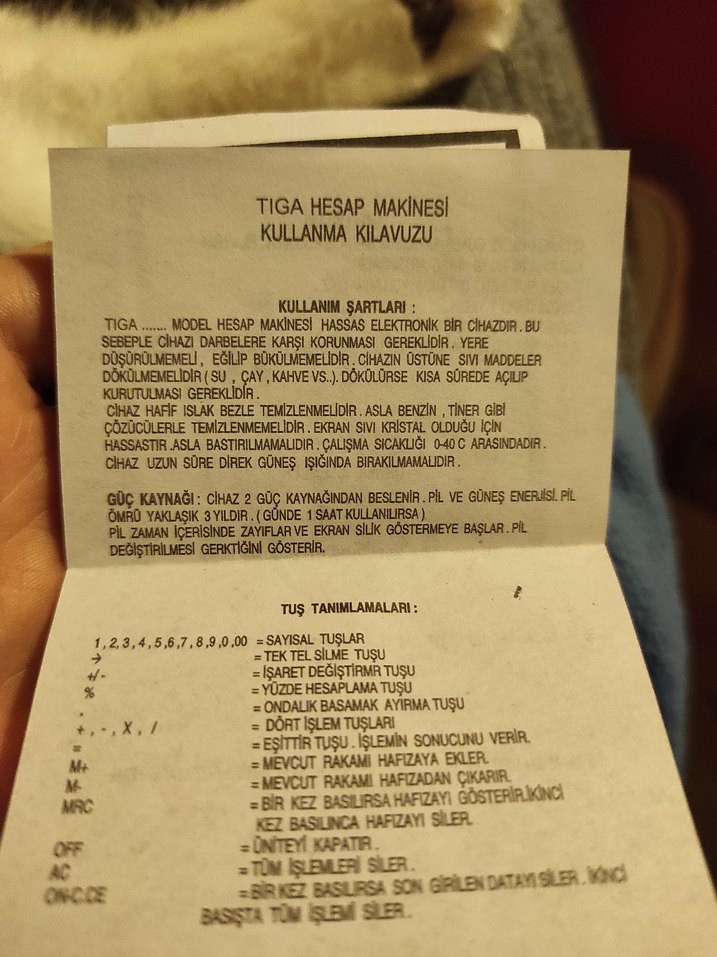 TIGA TG-100 Hesap Makinesi Siyah - Görsel 4