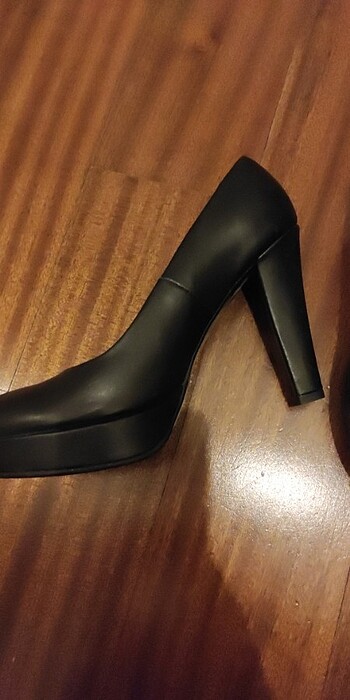 Divarese siyah topuklu ayakkabı - Görsel 6