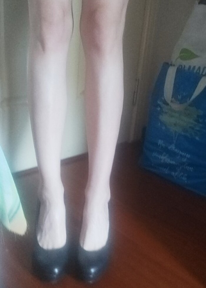 Divarese siyah topuklu ayakkabı - Görsel 3