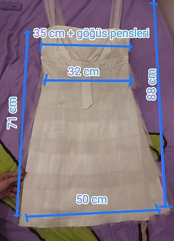 Perspective Abiye Tül Detaylı Elbise - Görsel 5