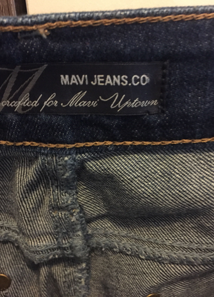 27 Beden Mavi jeans etiketli jean
