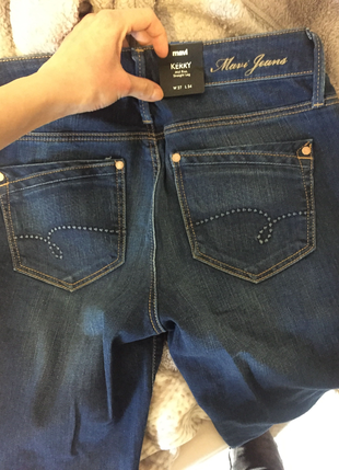 27 Beden mavi Renk Mavi jeans etiketli jean