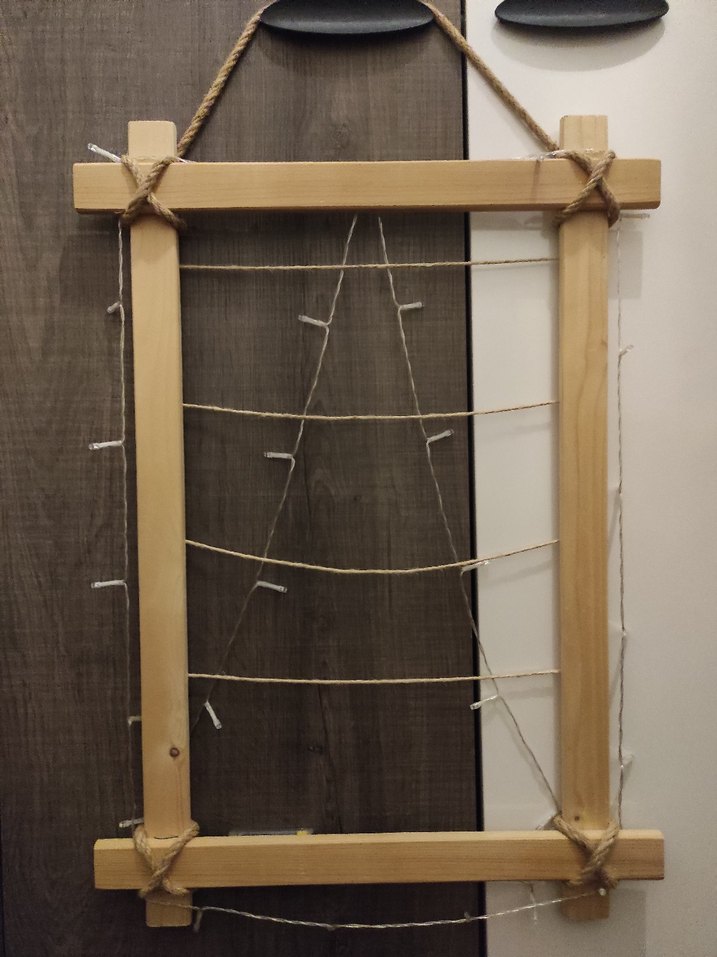 Işıklı Ahşap Çerçeve - Görsel 2