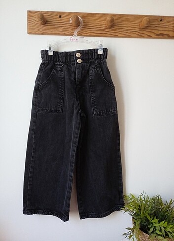 Zara siyah bol paça jean