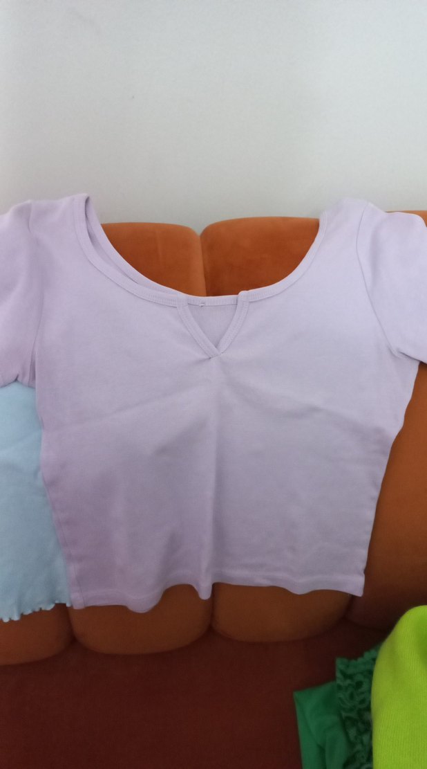 Kız Çocuk Pamuklu Kısa Kollu Baskılı Tişört - Görsel 3